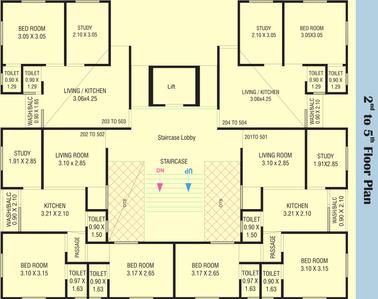 Project Image of 373.51 - 548.96 Sq.ft 1 BHK Apartment for buy in Runmukteshwar Rudraksh Residency