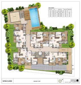 Project Image of 655.0 - 1560.0 Sq.ft 1 BHK Apartment for buy in Sipani Classe