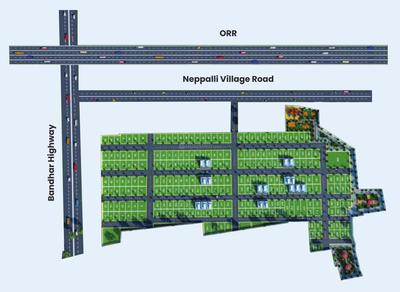 Project Image of 1503.0 - 2700.0 Sq.ft Residential Plot Plot for buy in SRK Sreecity Sowbhagya