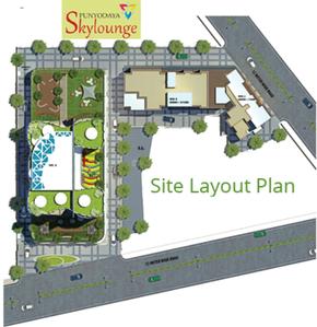 Project Image of 952.0 - 1211.0 Sq.ft 2 BHK Apartment for buy in Vastusankalp Punyodaya Skylounge