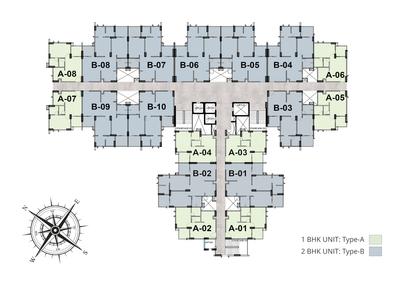 Project Image of 705.0 - 1245.0 Sq.ft 1 BHK Apartment for buy in Nottingham Homz