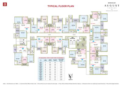 Project Image of 482.98 - 620.86 Sq.ft 2 BHK Apartment for buy in Bramhacorp August Towers Phase 1