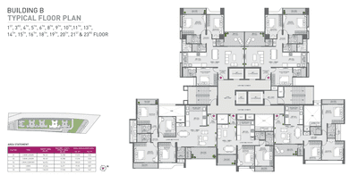 Project Image of 839.0 - 1930.0 Sq.ft 2 BHK Apartment for buy in Nirman Cosmopolis