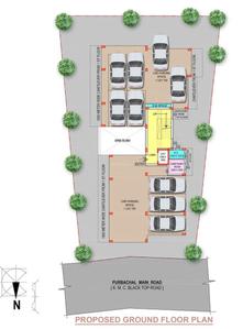 Chitralekha Apartment Tower 1 Cluster Plan For Ground Floor 1