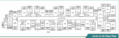 Project Image of 368.02 - 661.23 Sq.ft 1 BHK Apartment for buy in Iskcon Residency Phase II Type A