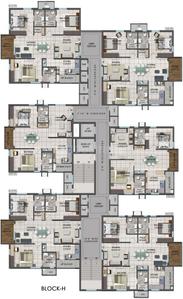 Project Image of 1295.0 - 2335.0 Sq.ft 2 BHK Apartment for buy in Aparna Hill Park Lake Breeze