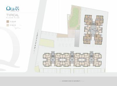 Project Image of 838.08 - 1326.11 Sq.ft 2 BHK Apartment for buy in AK Blue Ocean