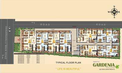 Project Image of 1050.0 - 1600.0 Sq.ft 2 BHK Apartment for buy in Swathi Gardenia
