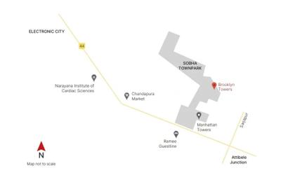 Project Image of 1520.0 - 2402.0 Sq.ft 2.5 BHK Apartment for buy in Sobha Brooklyn Towers Town Park Phase 3 W5