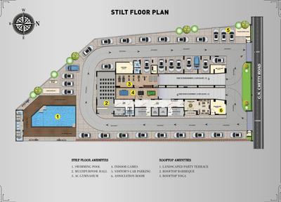 Project Image of 2133.0 - 3681.0 Sq.ft 3 BHK Apartment for buy in Lifestyle The Podium