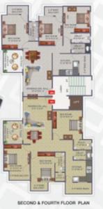 Project Image of 1470.25 - 1498.18 Sq.ft 3 BHK Apartment for buy in MB Sai Aishwarya