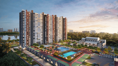 Project Image of 1200.0 - 1600.0 Sq.ft 2 BHK Apartment for buy in Ajmera Marina