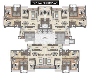 Project Image of 1730.73 - 2100.79 Sq.ft 3 BHK Apartment for buy in Sonam Opulence