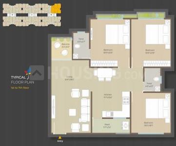 Project Image of 0.0 - 584.0 Sq.ft 2 BHK Apartment for buy in VR Imperia
