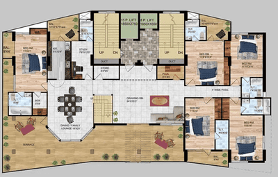 Project Image of 2203.0 - 4330.0 Sq.ft 2.5 BHK Apartment for buy in Vibgyor Pristine Paradise