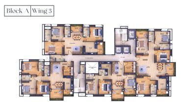 Project Image of 1626.0 - 2880.0 Sq.ft 3 BHK Apartment for buy in Intellia Smart Home