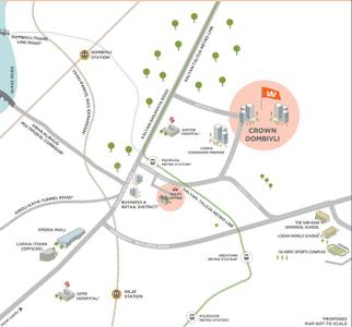 Project Image of 322.0 - 487.0 Sq.ft 1 BHK Apartment for buy in Crown Dombivli By Lodha