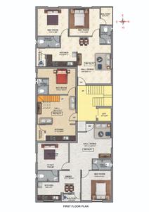Project Image of 562.0 - 1124.0 Sq.ft 1 BHK Apartment for buy in JK Staar Home