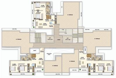 Project Image of 538.0 - 586.0 Sq.ft 2 BHK Apartment for buy in Garg Sky