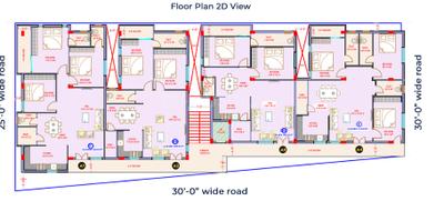 Project Image of 1262.1 - 1586.85 Sq.ft 2 BHK Apartment for buy in Adhvam Residency