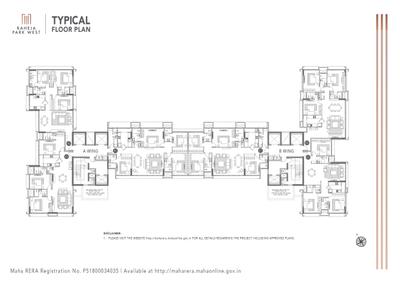 Project Image of 1228.49 - 1732.24 Sq.ft 3 BHK Apartment for buy in Raheja Park West
