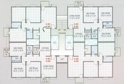 Project Image of 650.0 - 1174.0 Sq.ft 1 BHK Apartment for buy in Amber Residency