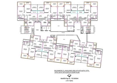 Project Image of 567.0 - 1070.79 Sq.ft 1 BHK Apartment for buy in Amit Bloomfield Phase III J And K Building