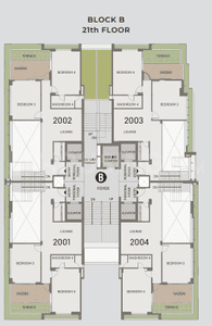 Project Image of 0.0 - 2835.0 Sq.ft 3 BHK Apartment for buy in Auxeria
