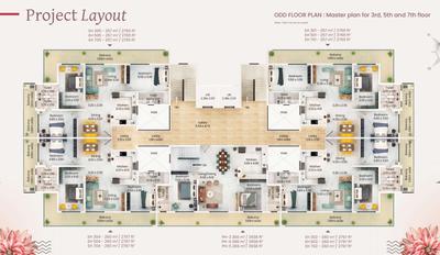 Project Image of 1786.81 - 3939.59 Sq.ft 3 BHK Duplex for buy in Prabhu Empress Hill