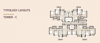 Project Image of 729.36 - 1386.0 Sq.ft 2 BHK Apartment for buy in Mahindra Marina 64 Phase 3