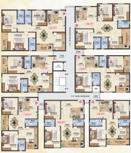 Project Image of 2177 Sq.ft 3 BHK Apartment / Flat for sale in Thanisandra for Rs. 17500000