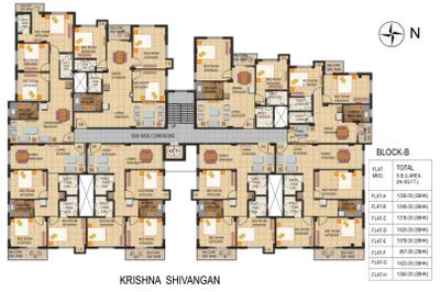 Project Image of 1078.0 - 1423.0 Sq.ft 2 BHK Apartment for buy in Krishna Shivangan