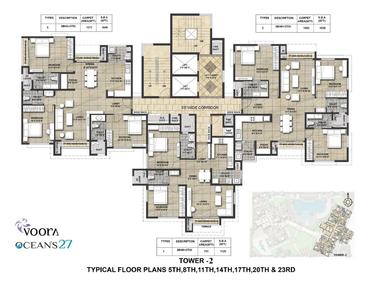 Project Image of 1120.0 - 1685.0 Sq.ft 2 BHK Apartment for buy in Voora Oceans 27