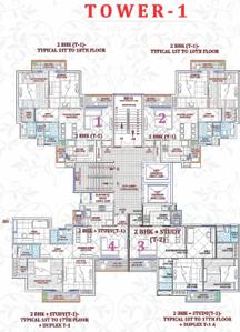 Project Image of 1248.0 - 3705.0 Sq.ft 2 BHK Apartment for buy in Wealth Mantra The Florencia