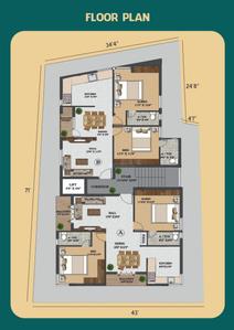 Project Image of 1032.0 - 1090.0 Sq.ft 2 BHK Apartment for buy in Malar Vanam