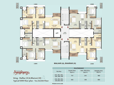 Project Image of 602.0 - 737.0 Sq.ft 2 BHK Apartment for buy in Samraat Symphony 02 