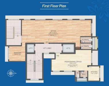 Project Image of 432.39 - 750.89 Sq.ft 1 BHK Apartment for buy in Namo Shantiniketan