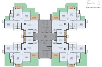 Project Image of 724.71 - 1328.08 Sq.ft 2 BHK Apartment for buy in VTP Altair