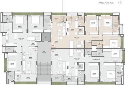 Project Image of 1184.57 - 1236.67 Sq.ft 3 BHK Apartment for buy in Chintamani Aaradhya