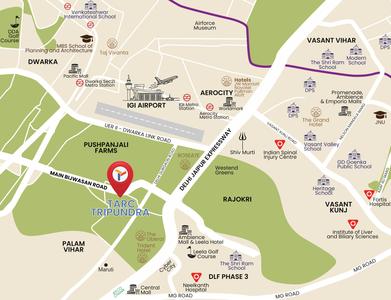 Project Image of 2209.0 - 3164.0 Sq.ft 3 BHK Apartment for buy in TARC Tripundra