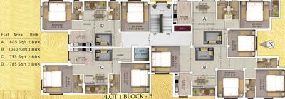 Project Image of 765.0 - 1120.0 Sq.ft 2 BHK Apartment for buy in Rajwada Marvella