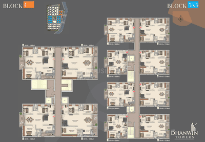 Project Image of 1165.0 - 2355.0 Sq.ft 2 BHK Apartment for buy in Aritha Dhanwin Towers