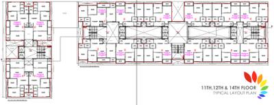 Project Image of 658.0 - 823.33 Sq.ft 2 BHK Apartment for buy in Shrinath Sanidhya Sky