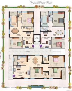 Project Image of 1050.0 - 1550.0 Sq.ft 2 BHK Apartment for buy in Vinayaka Ballas Splendour Park