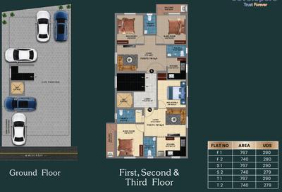 Project Image of 1004.0 - 1075.0 Sq.ft 2 BHK Apartment for buy in MP Green Bay
