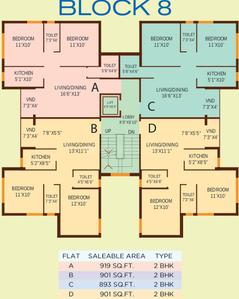Project Image of 537.0 - 1872.0 Sq.ft 1 BHK Apartment for buy in Bloomsbury Convicity Apartments