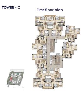 Project Image of 1010.0 - 1295.0 Sq.ft 2 BHK Apartment for buy in Shriram Sapphire 