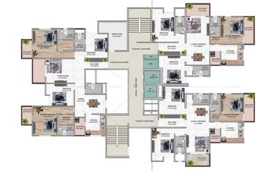 Project Image of 1241.0 - 1754.0 Sq.ft 3 BHK Apartment for buy in Winsome Hari Pearlz