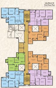 Project Image of 800.0 - 1288.0 Sq.ft 2 BHK Apartment for buy in Siddha Waterfront Phase II