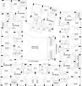 Vaastu Ramnagar Housing Complex Phase F Cluster Plan 1